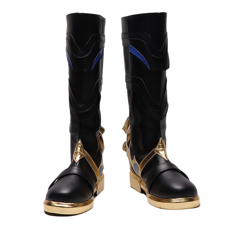 Genshin Impact The Doctor Il Dottore Cosplay Boots Customized PU Leather Costume Shoes