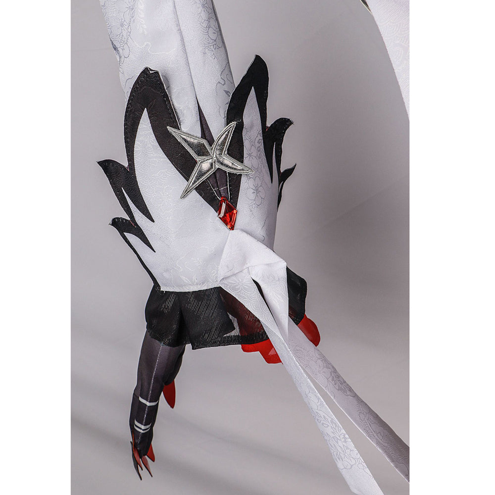 Genshin Impact The Knave Arlecchino Whole Set Costume With Wigs and Boots Halloween Carnival Cosplay Outfit