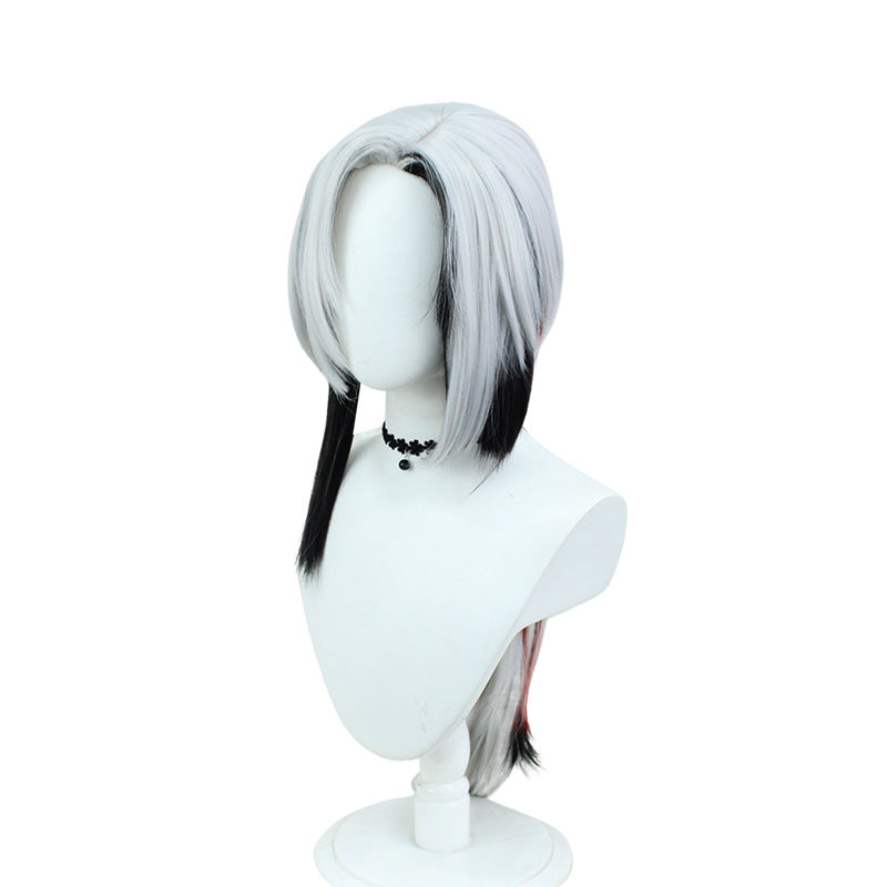 Genshin Impact The Knave Arlecchino Whole Set Costume With Wigs and Boots Halloween Carnival Cosplay Outfit