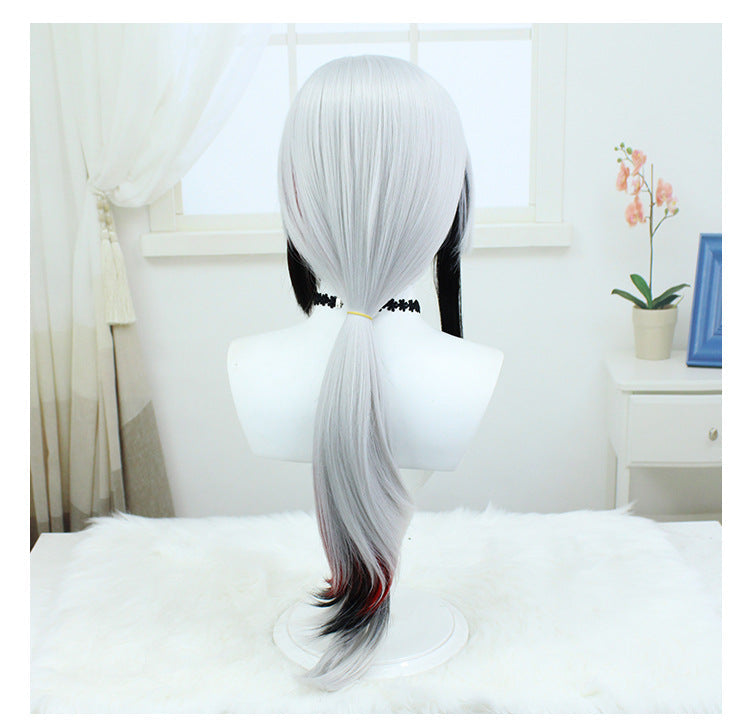 Genshin Impact The Knave Arlecchino Whole Set Costume With Wigs and Boots Halloween Carnival Cosplay Outfit