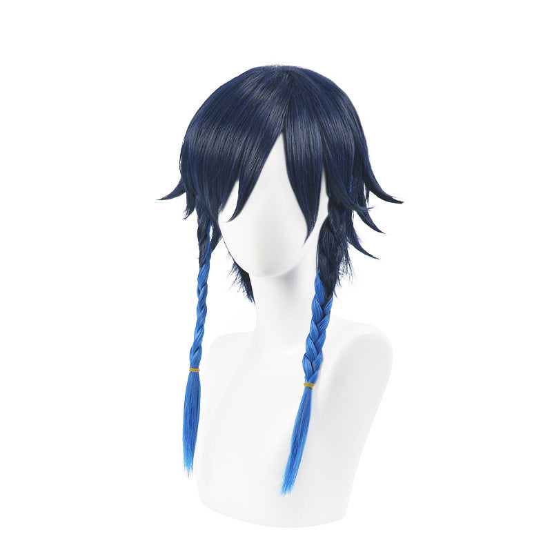Genshin Impact Venti Cosplay Wigs Halloween Carnival Cosplay Props