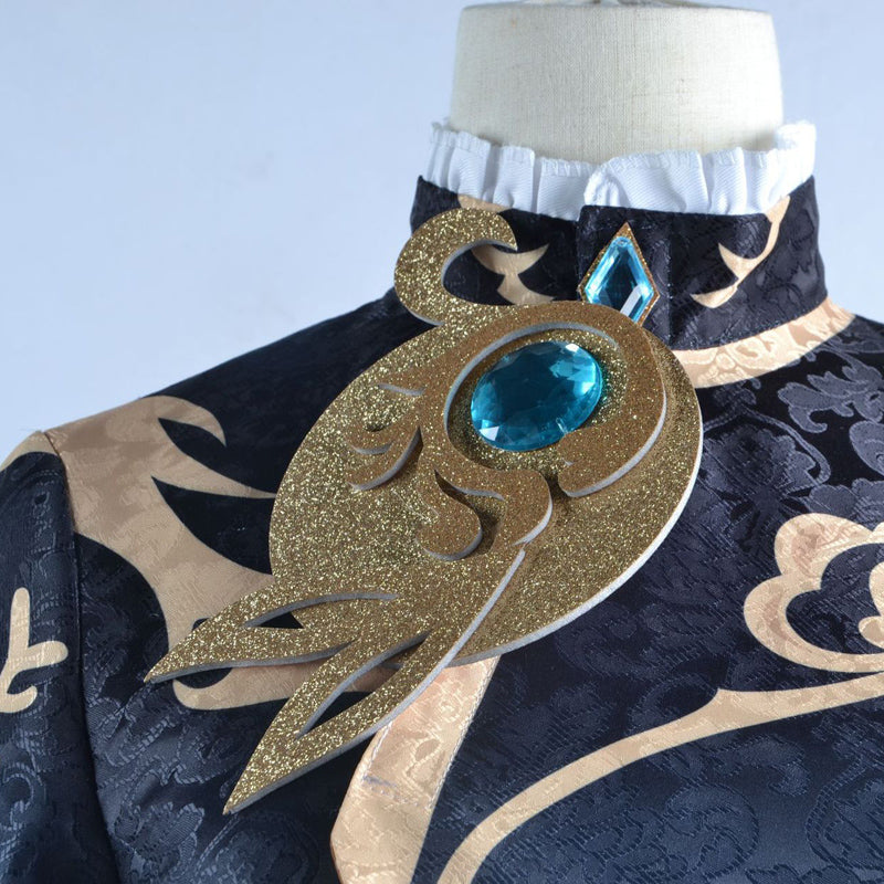 Genshin Impact Xingqiu Cosplay Costume Full Set With Wigs Halloween Cosplay Costume Set