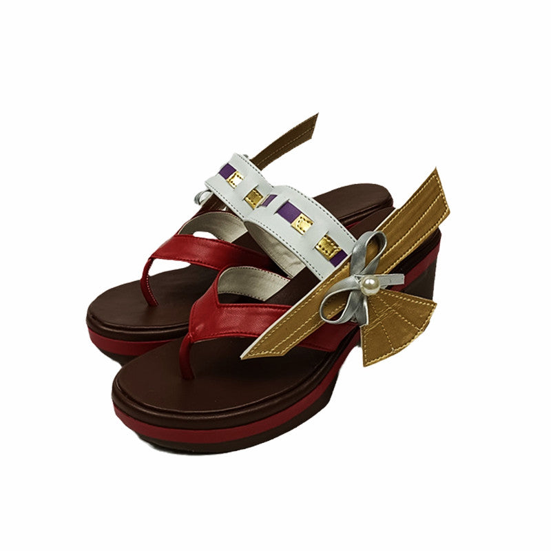 Genshin Impact Yae Miko Cosplay Shoes Cosplay Cosplay Accessories Sandals
