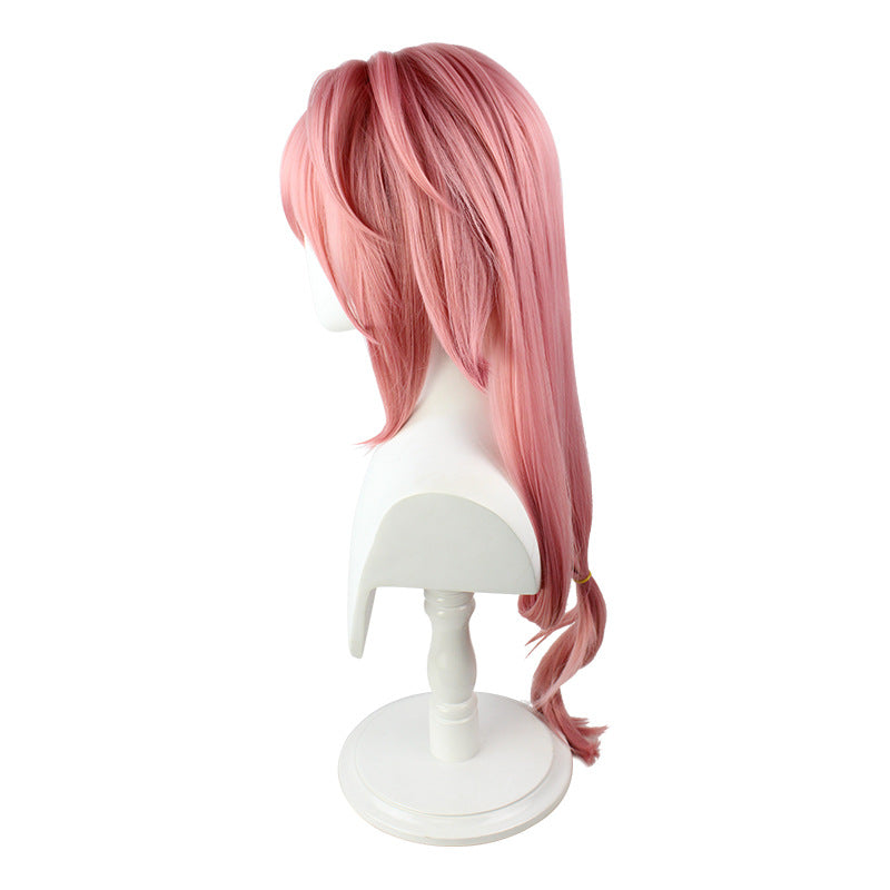 Genshin Impact Yae Miko Cosplay Wigs Pink Long Wigs Halloween Cosplay Props