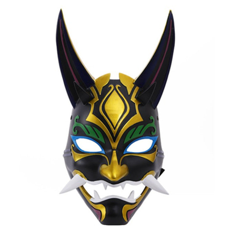 Genshin Impact Yaksha Xiao Costume Mask Cosplay Accessories Resin Yaksha Mask