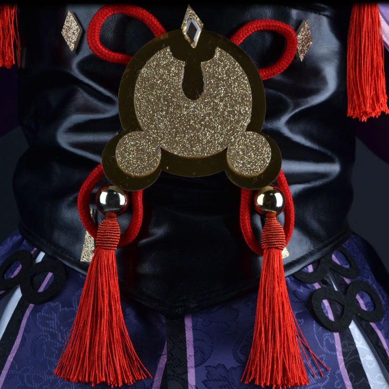 Genshin Impact Yun Jin Cosplay Costume Dress With Headwear Halloween Party Costume