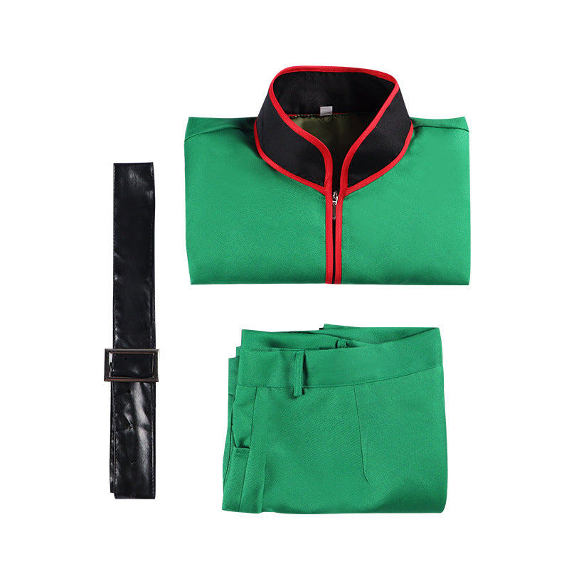 Gon Freecss Cosplay Costume Green Suit Outfit Halloween Unisex Costume
