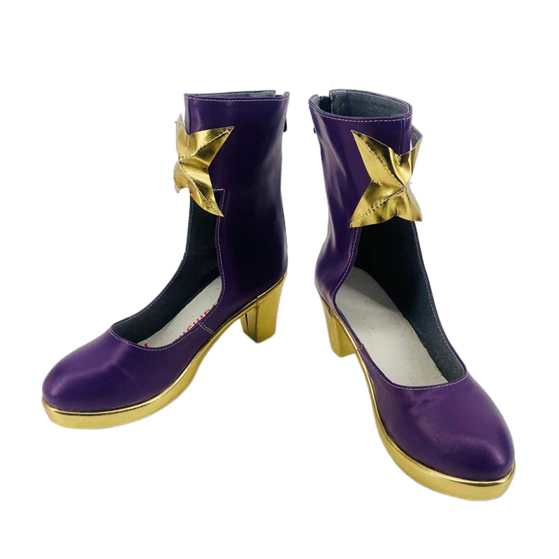 Gushing over Magical Girls Hiiragi Utena Cosplay Shoes Cosplay Purple Boots