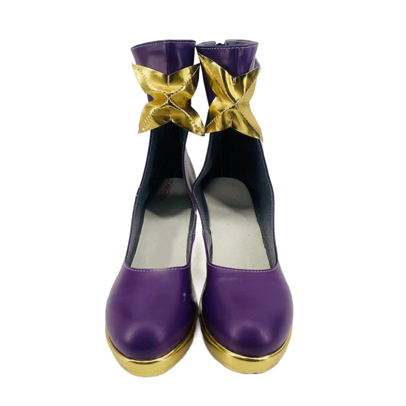 Gushing over Magical Girls Hiiragi Utena Cosplay Shoes Cosplay Purple Boots
