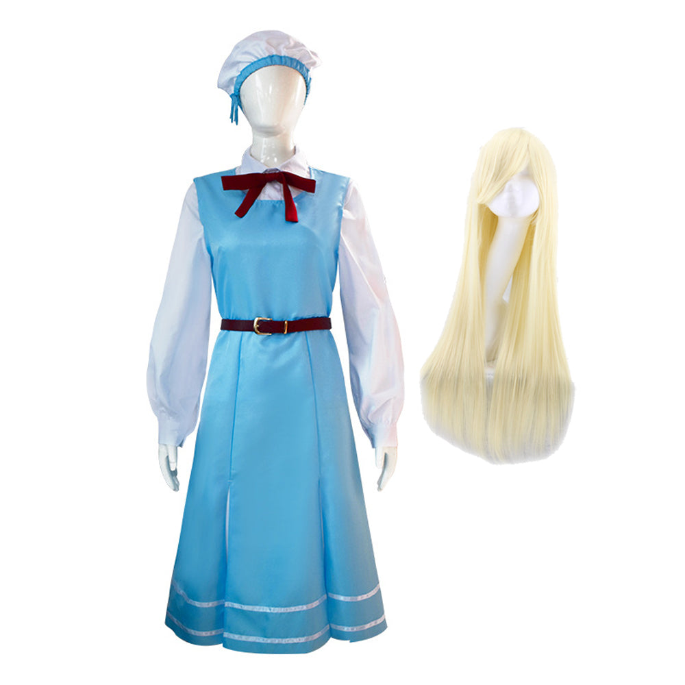 Gushing over Magical Girls Morino Korisu Casual Outfit Costume Dress With Hat Halloween Costume