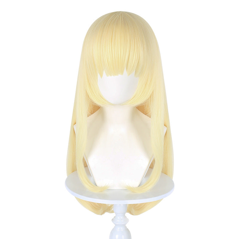 Gushing over Magical Girls Tenkawa Kaoruko Cosplay Wigs Magia Sulfur Golden Costume Wigs