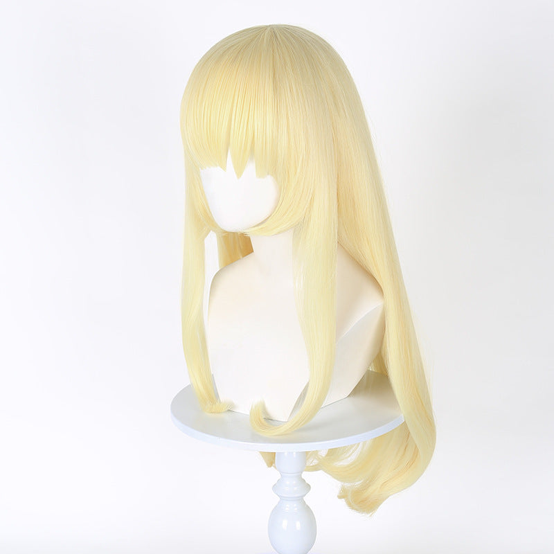 Gushing over Magical Girls Tenkawa Kaoruko Cosplay Wigs Magia Sulfur Golden Costume Wigs