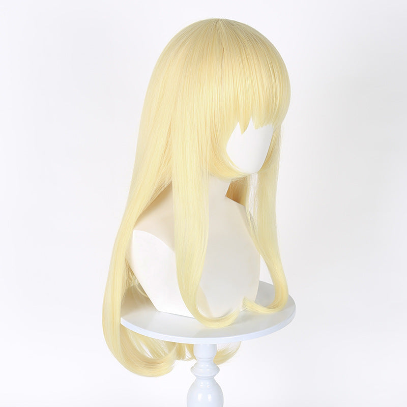Gushing over Magical Girls Tenkawa Kaoruko Cosplay Wigs Magia Sulfur Golden Costume Wigs
