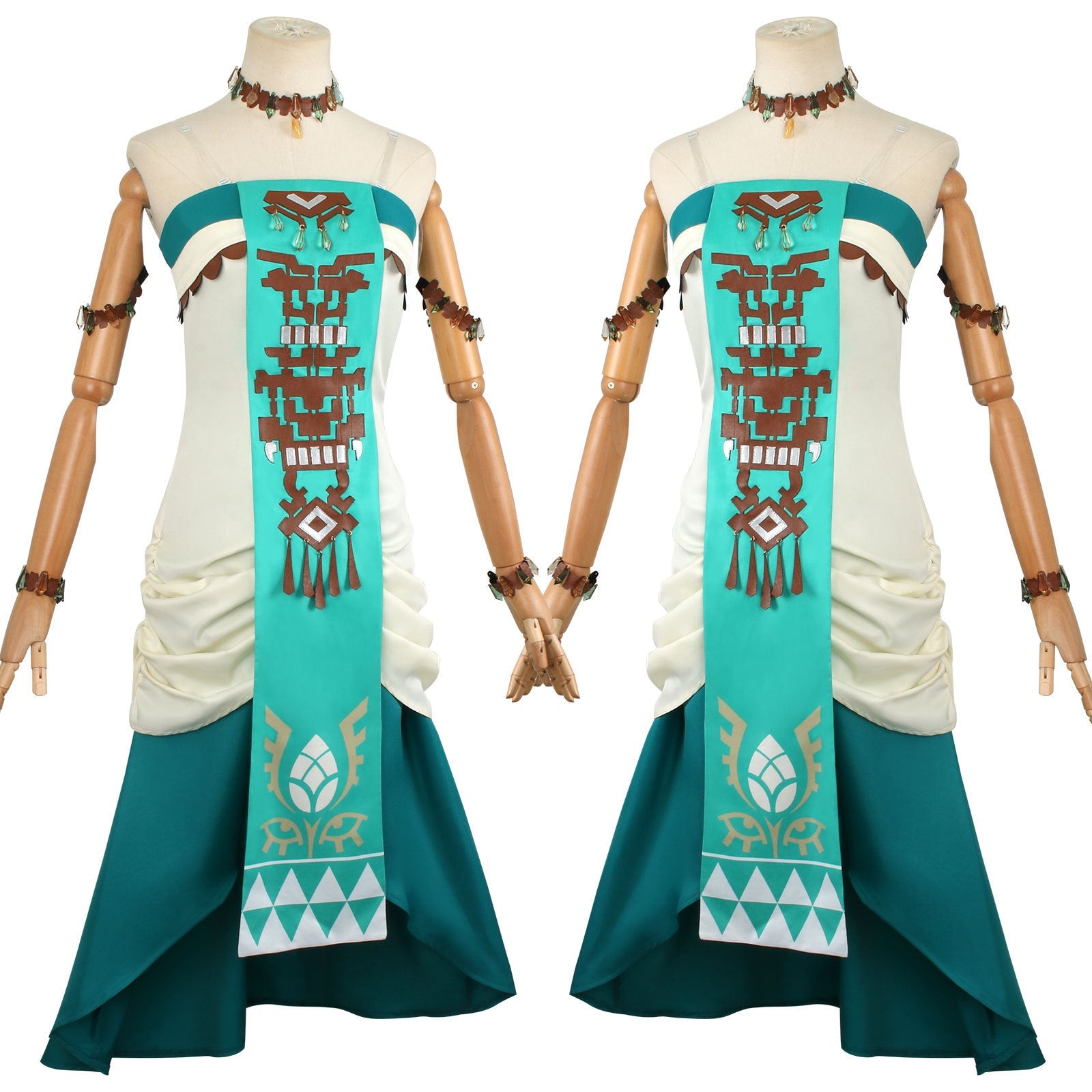 Halloween Costume Princess Cosplay Dress Princess Zela Costume With Ears Accessories