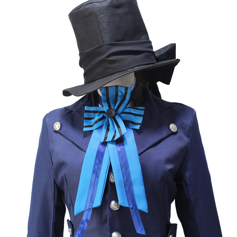 Anime Black Butler: Book of the Atlantic Earl Ciel Phantomhive Costume Suit Halloween Cosplay Outfit