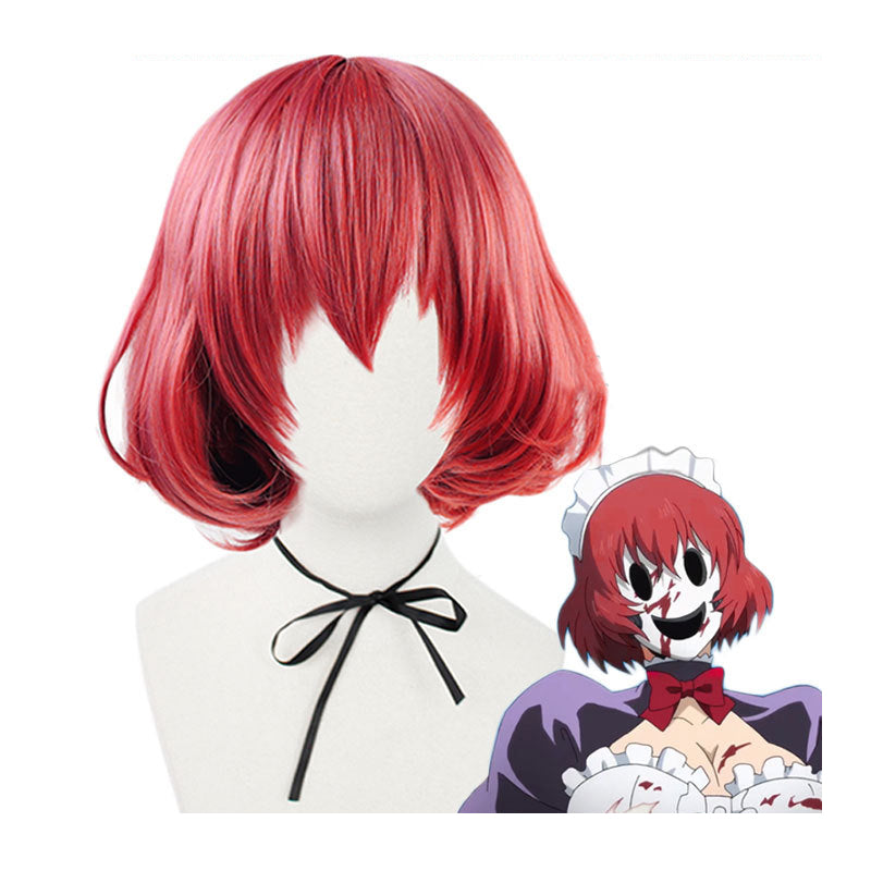 High-Rise Invasion Maid Mask Cosplay Maid Dress Costume With Mask Outfit For Halloween Carnival