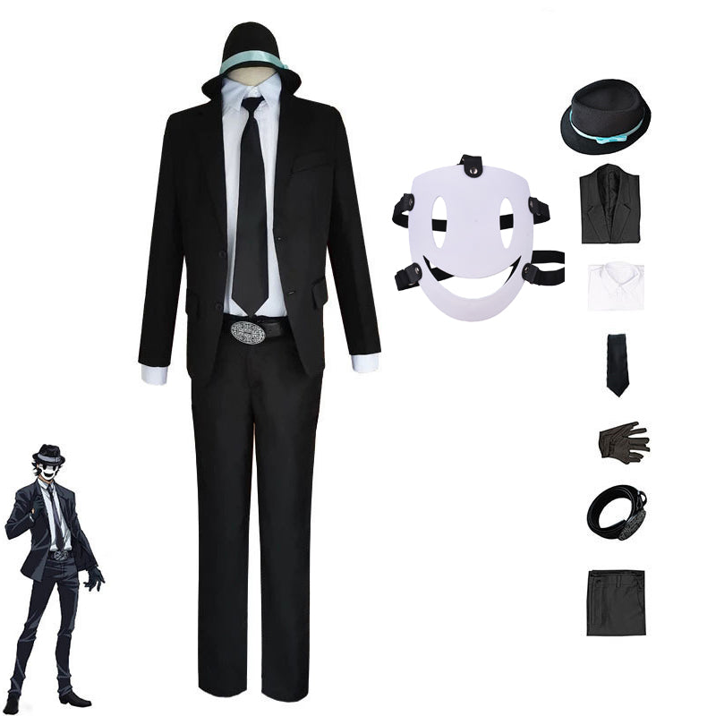 High-Rise Invasion Sniper Mask Yuka Makoto Cosplay Uniform Costume Full Set Mr. Mask Costume For Halloween