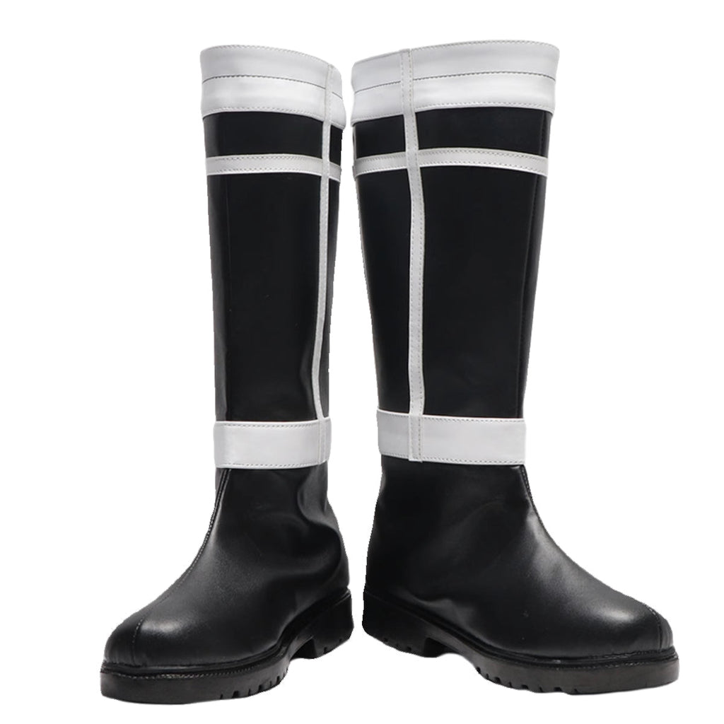 Himmel Costume Shoes PU Leather Black Boots Frieren Beyond Journey's End Cosplay Accessories