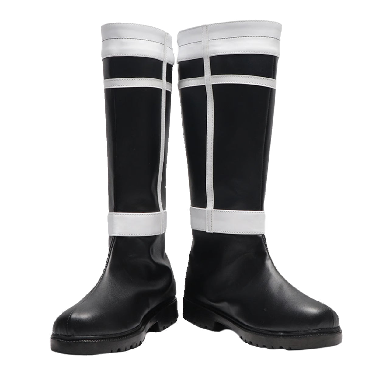 Himmel Costume Shoes PU Leather Black Boots Frieren Beyond Journey's End Cosplay Accessories