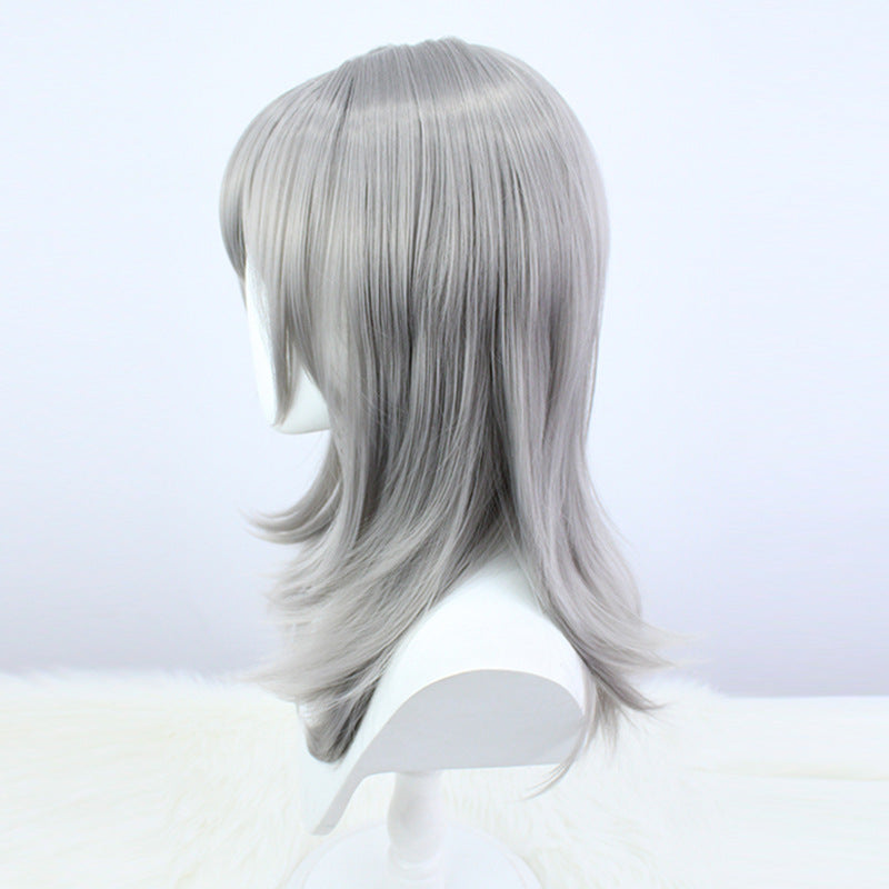 Honkai: Star Rail Trailblazer Stelle Costume Wigs Grey Long Wigs