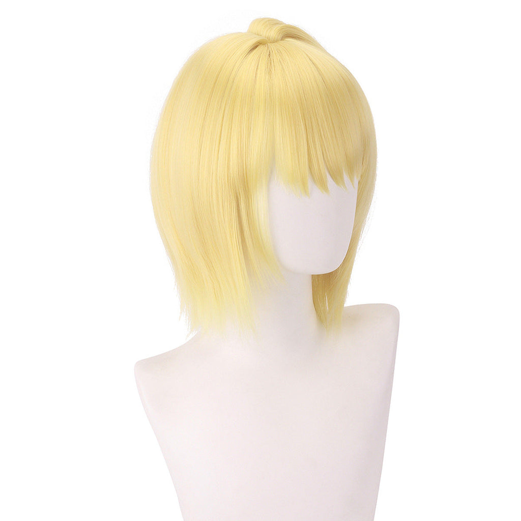 Kurapika Cosplay Wigs Golden Short Wigs Accessories