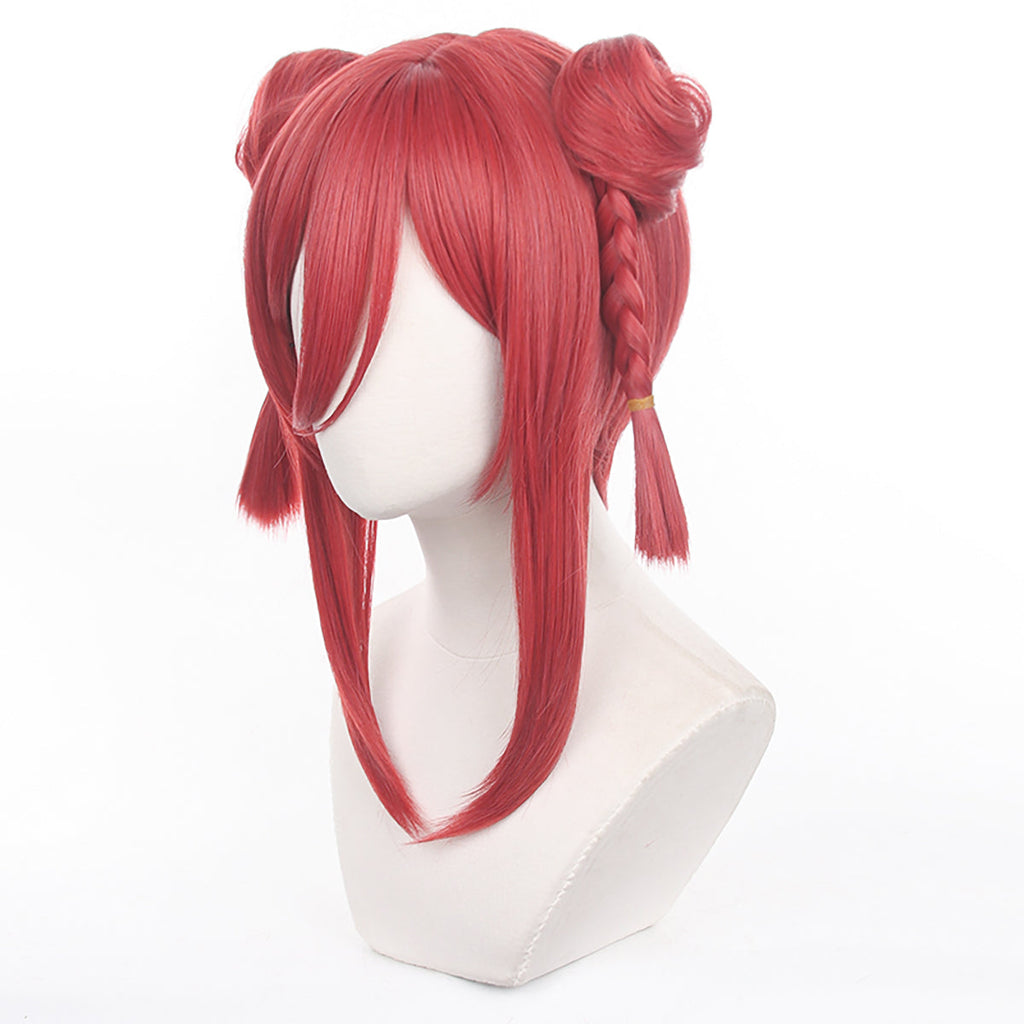 Anime Blue Lock Team Z Hyoma Chigiri Cosplay Wigs Red Wigs