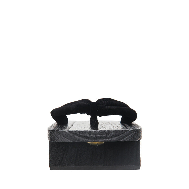 Genshin Impact Arataki Itto Cosplay Costume Shoes Wooden Clogs Accessories