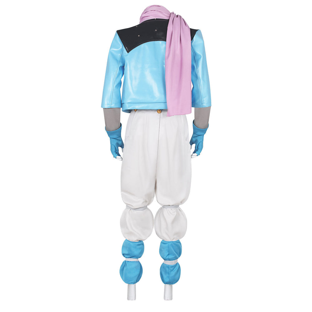 JOJO Caesar Anthonio Zeppeli Blue Outfit Costume Halloween Cosplay