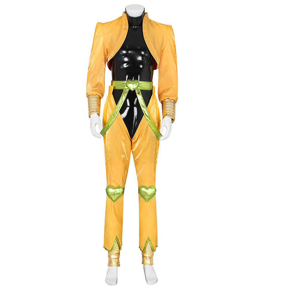 JOJO Dio Brando Yellow PU Costume Outfit Deluxe Version