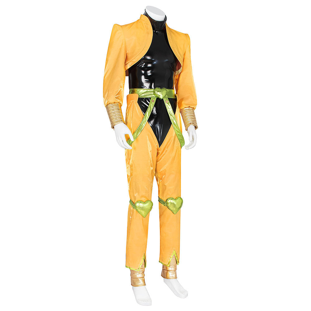 JOJO Dio Brando Yellow PU Costume Outfit Deluxe Version
