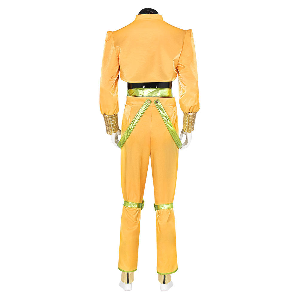 JOJO Dio Brando Yellow PU Costume Outfit Deluxe Version