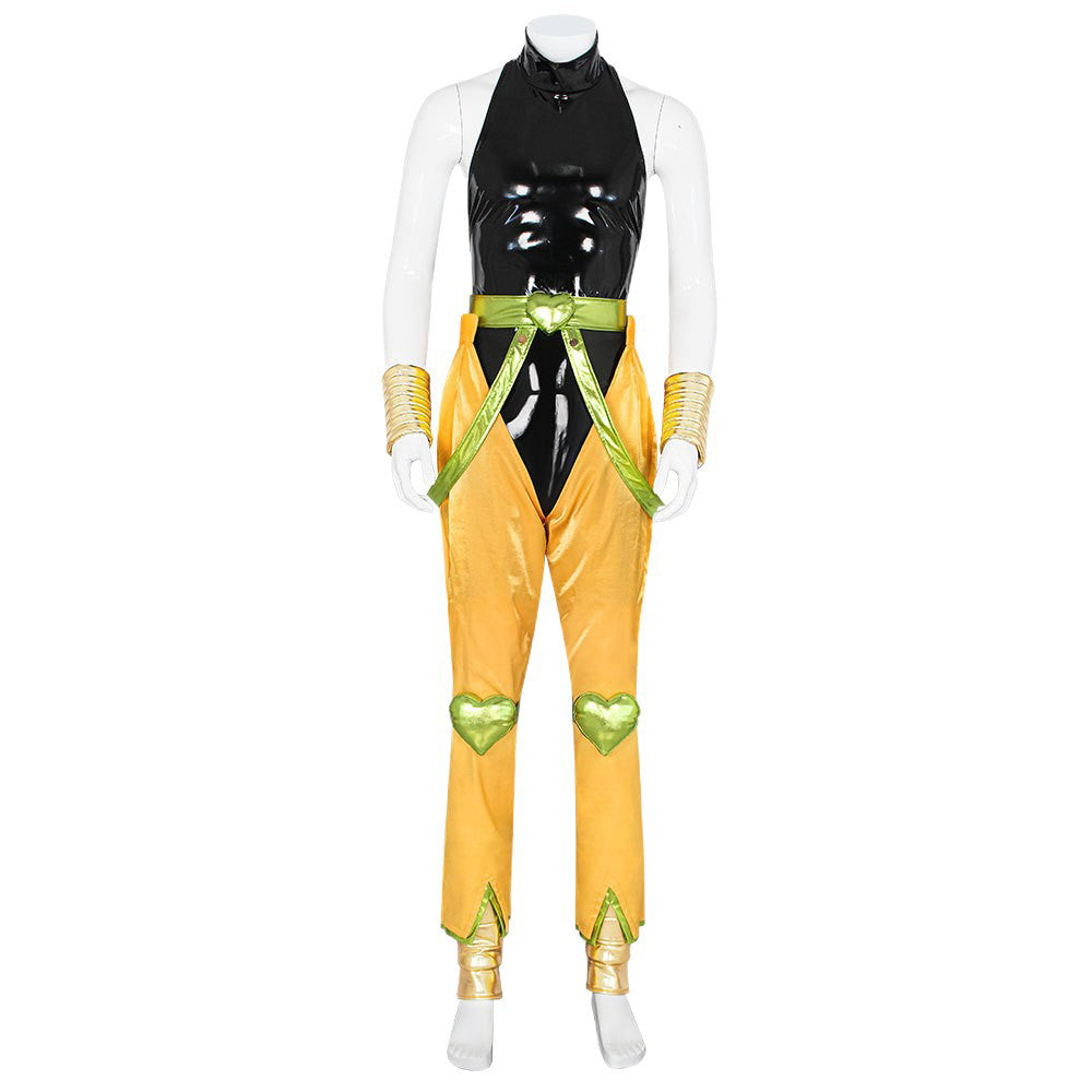 JOJO Dio Brando Yellow PU Costume Outfit Deluxe Version