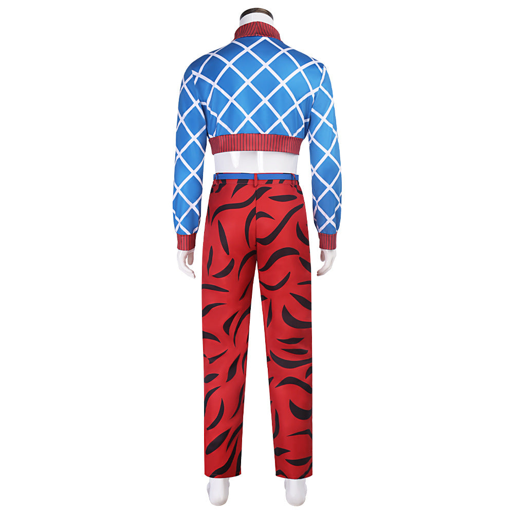 JOJO Guido Mista Costume+Boots Whole Set Halloween Costume Outfit