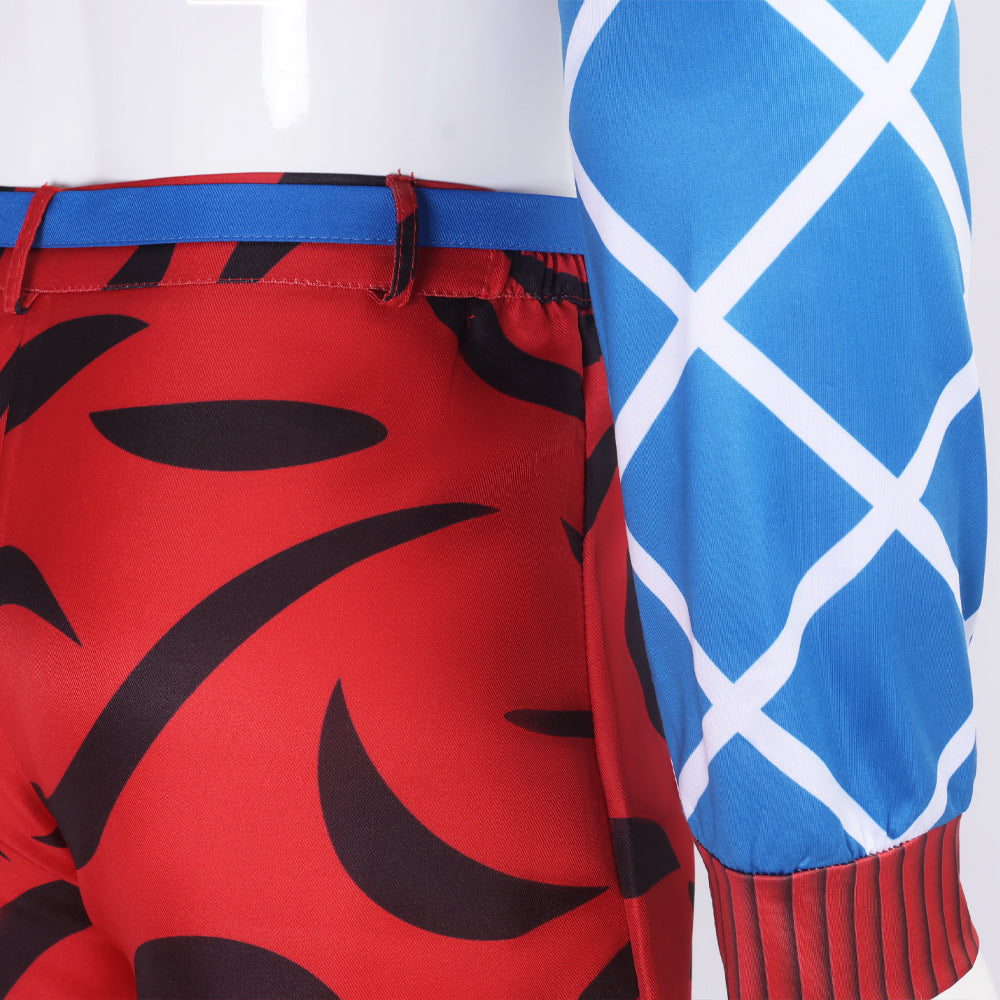 JOJO Guido Mista Costume+Boots Whole Set Halloween Costume Outfit