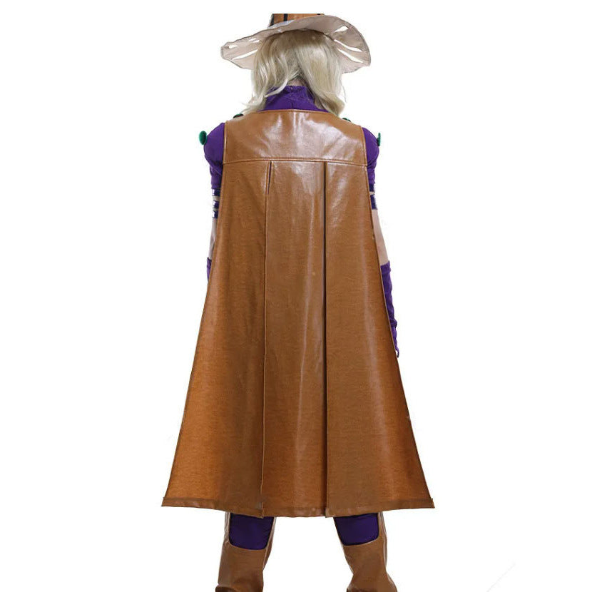 JOJO Gyro Zeppeli Costume +Wigs+Shoes Whole Set Halloween Cosplay Outfit