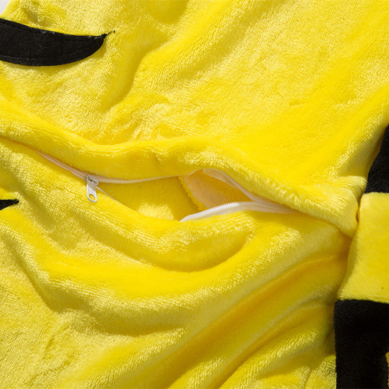 Kigurumi Animal Onesies Yellow Tiger Hoodie Pajamas