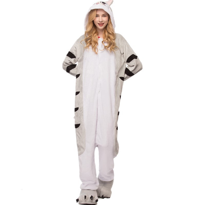 Kigurumi Animal Onesies Chi the Cat Hoodie Pajamas