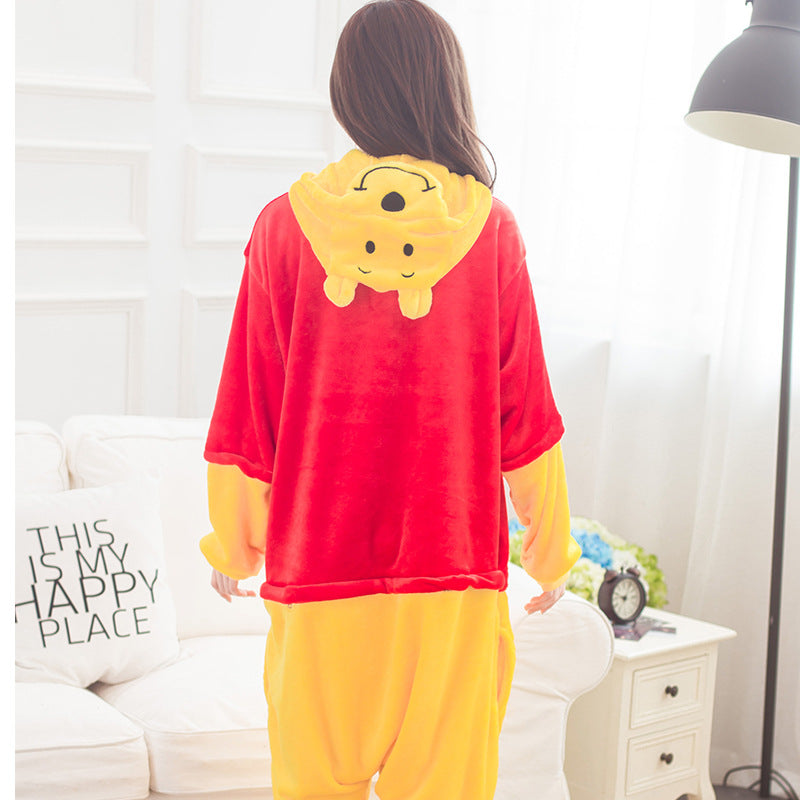 Kigurumi Animal Onesies Winnie the Pooh Hoodie Pajamas