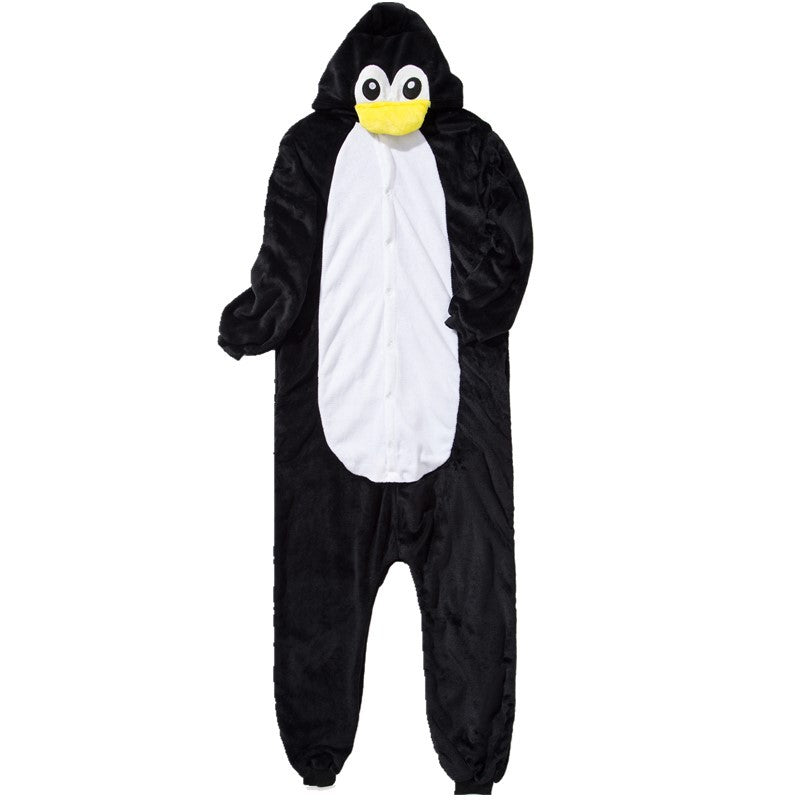 Kigurumi Animal Onesies Penguin Hoodie Pajamas Costume