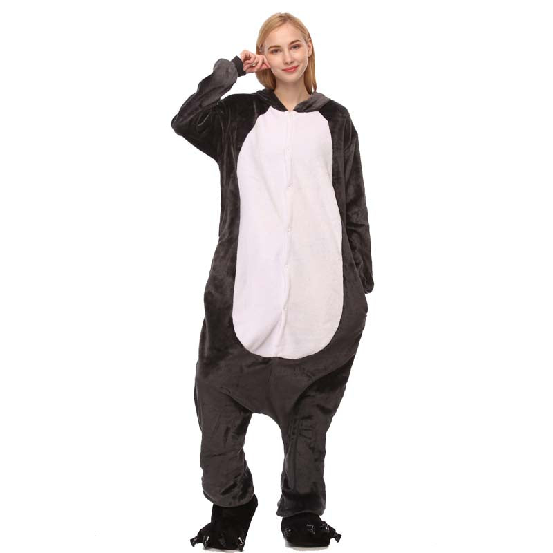 Kigurumi Animal Onesies Big Wolf Hoodie Pajamas