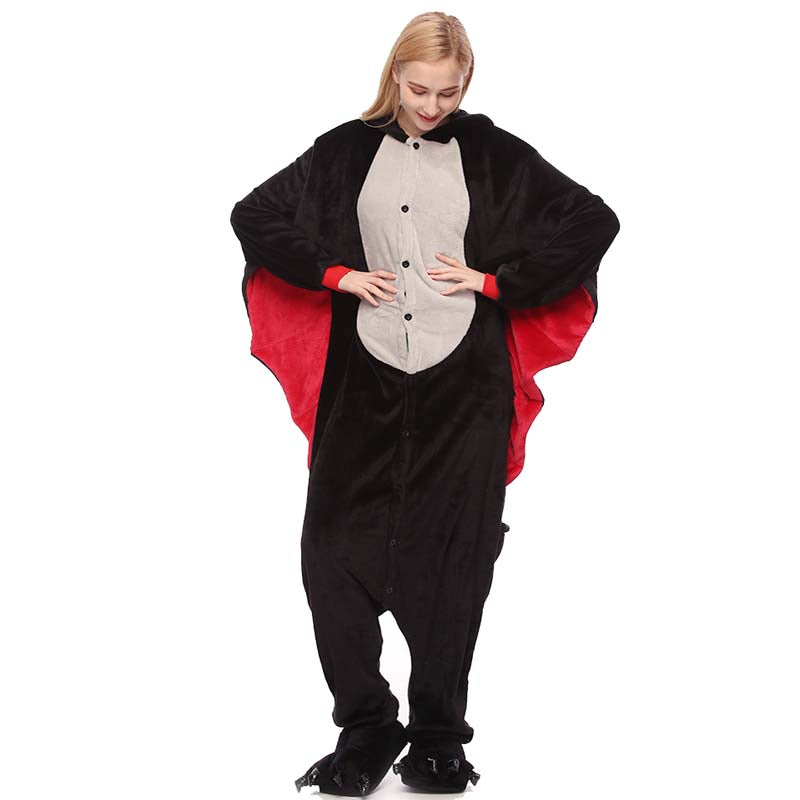 Kigurumi Animal Onesies Bat Hoodie Pajamas