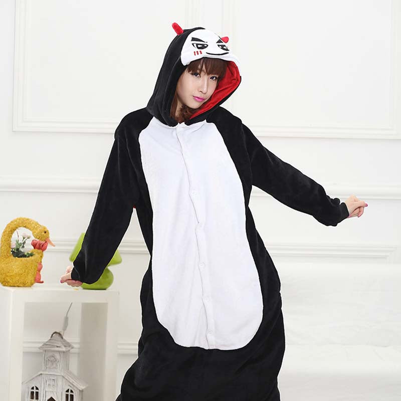 Kigurumi Animal Onesies Demon Hoodie Pajamas