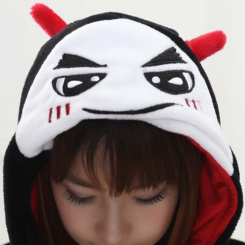 Kigurumi Animal Onesies Demon Hoodie Pajamas