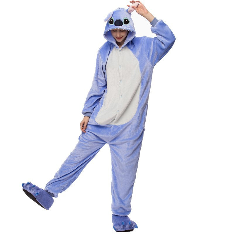 Kigurumi Animal Onesies Stitch Hoodie Pajamas