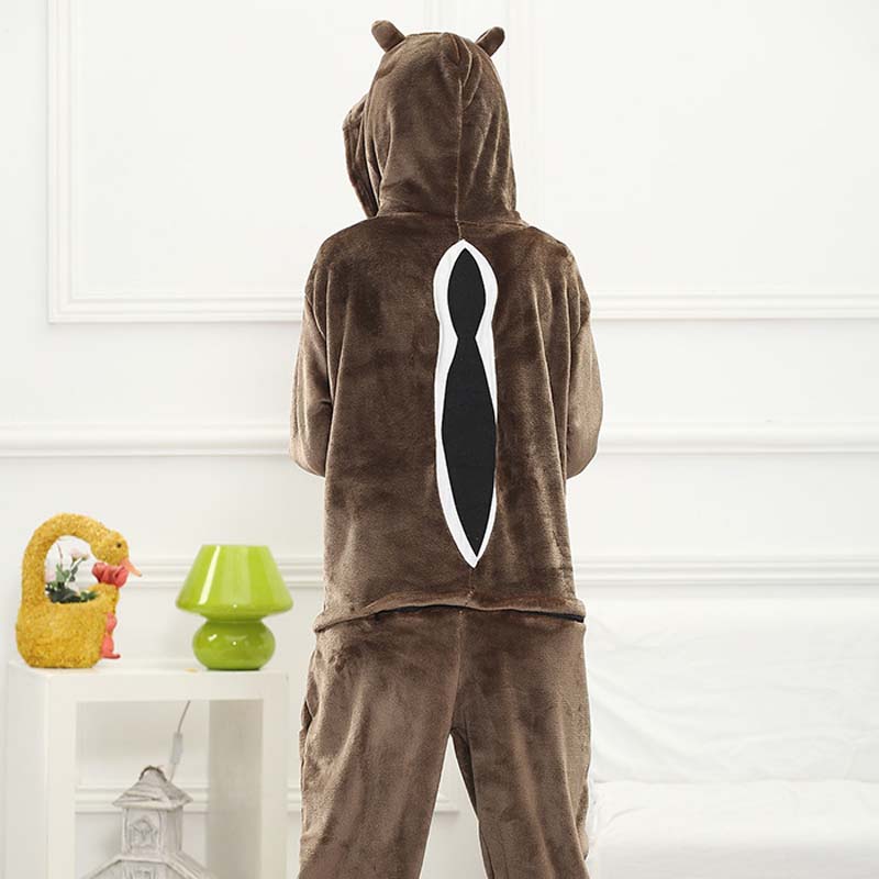 Kigurumi Animal Onesies Chipmunk Hoodie Pajamas
