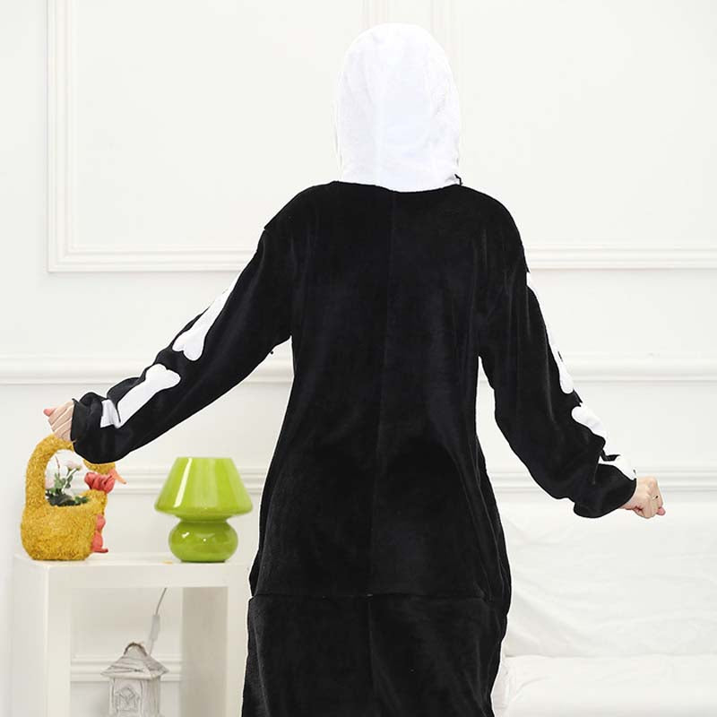 Kigurumi Animal Onesies Skeleton Hoodie Pajamas