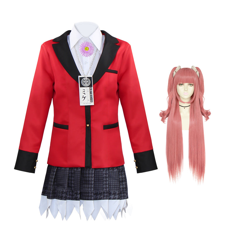 Kakegurui Yumemi Yumemite Uniform Outfit Costume Halloween Carnival Cosplay Costume