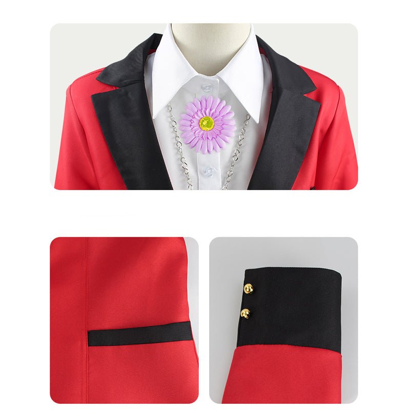 Kakegurui Yumemi Yumemite Uniform Outfit Costume Halloween Carnival Cosplay Costume