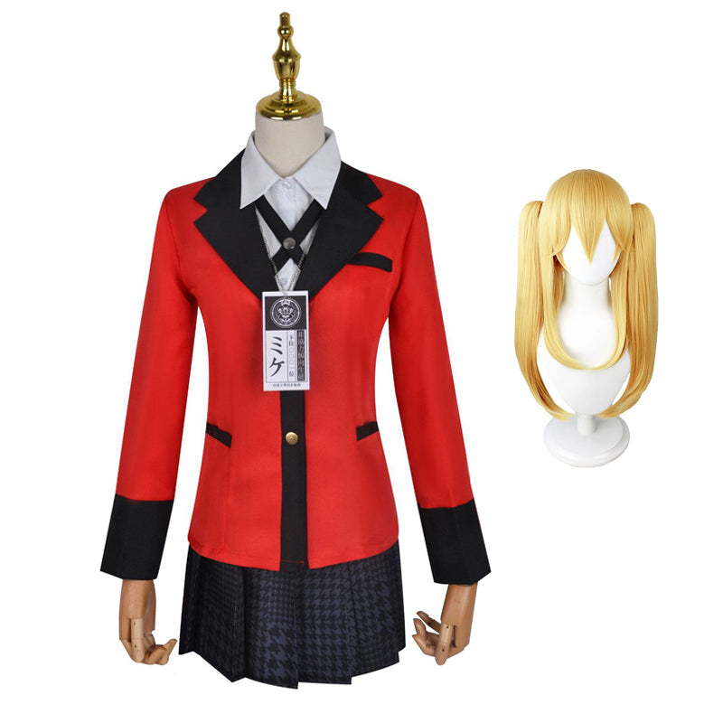 Kakegurui Mary Saotome Cosplay Costume Uniform Halloween Costume Set