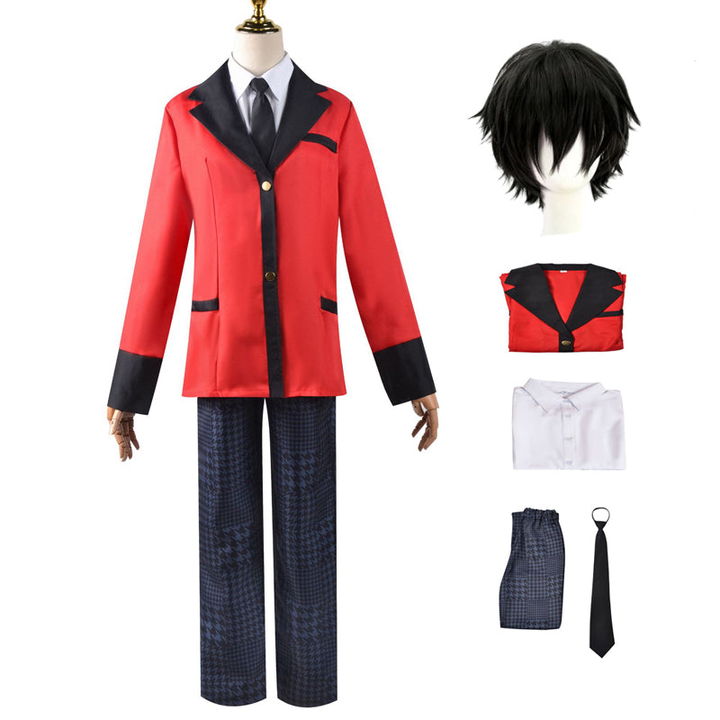 Kakegurui Ryota Suzui Cosplay Uniform Halloween Men Women Costume Outfit